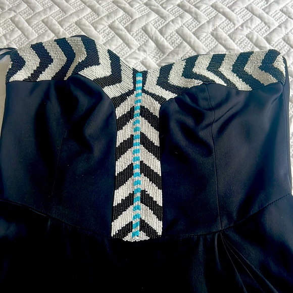 Gorgeous Mara Hoffman Silk Beaded Mini Dress - Picture 2 of 5